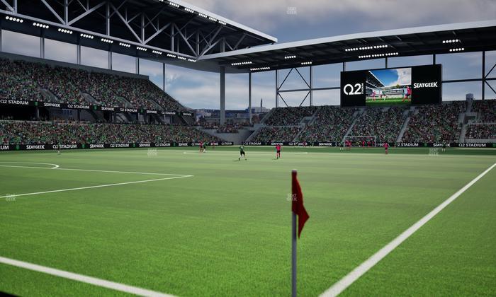 Q2 Stadium - Section 120 Seat View