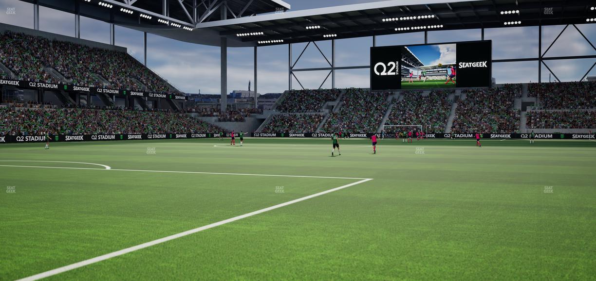 Q2 Stadium - Section 121 Seat View