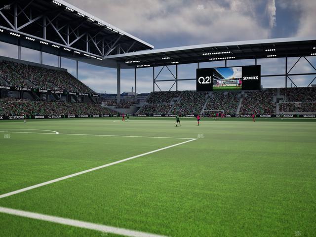 Q2 Stadium - Section 121 Seat View