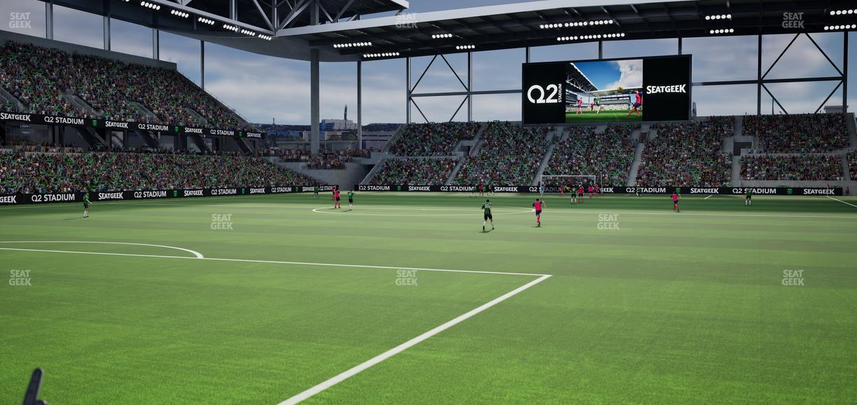 Q2 Stadium - Section 121 Seat View