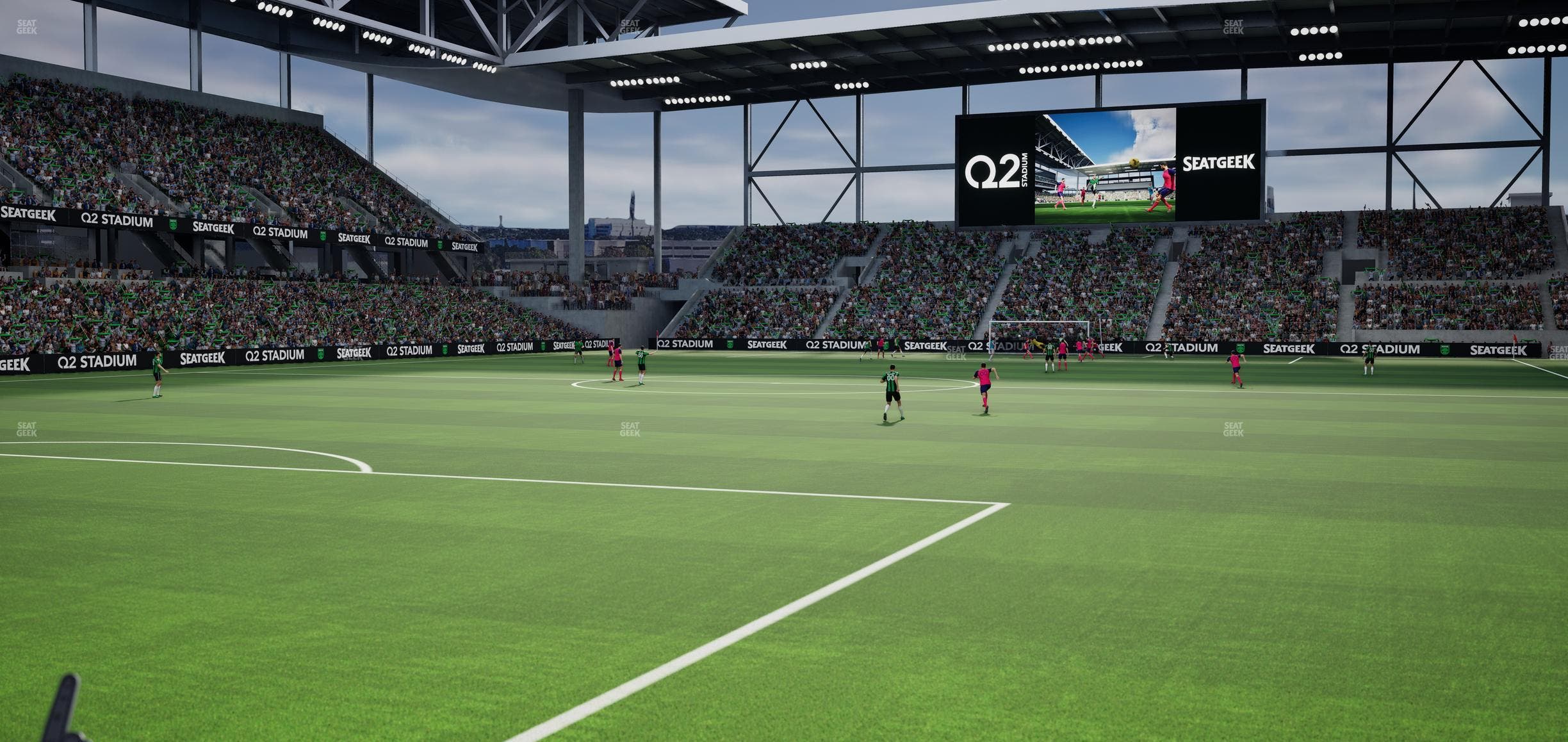 Q2 Stadium - Section 121 Seat View