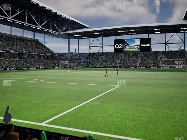 Q2 Stadium - Section 121 Seat View