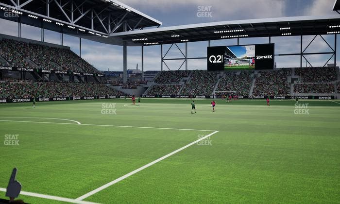 Q2 Stadium - Section 121 Seat View