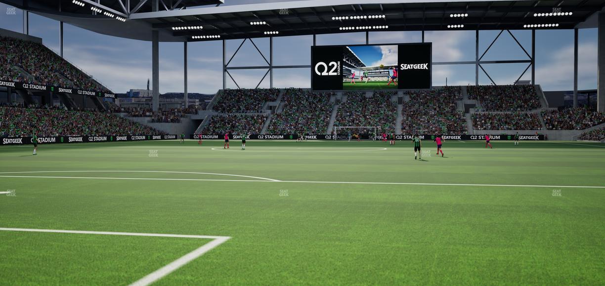 Q2 Stadium - Section 122 Seat View