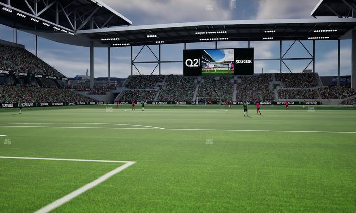 Q2 Stadium - Section 122 Seat View