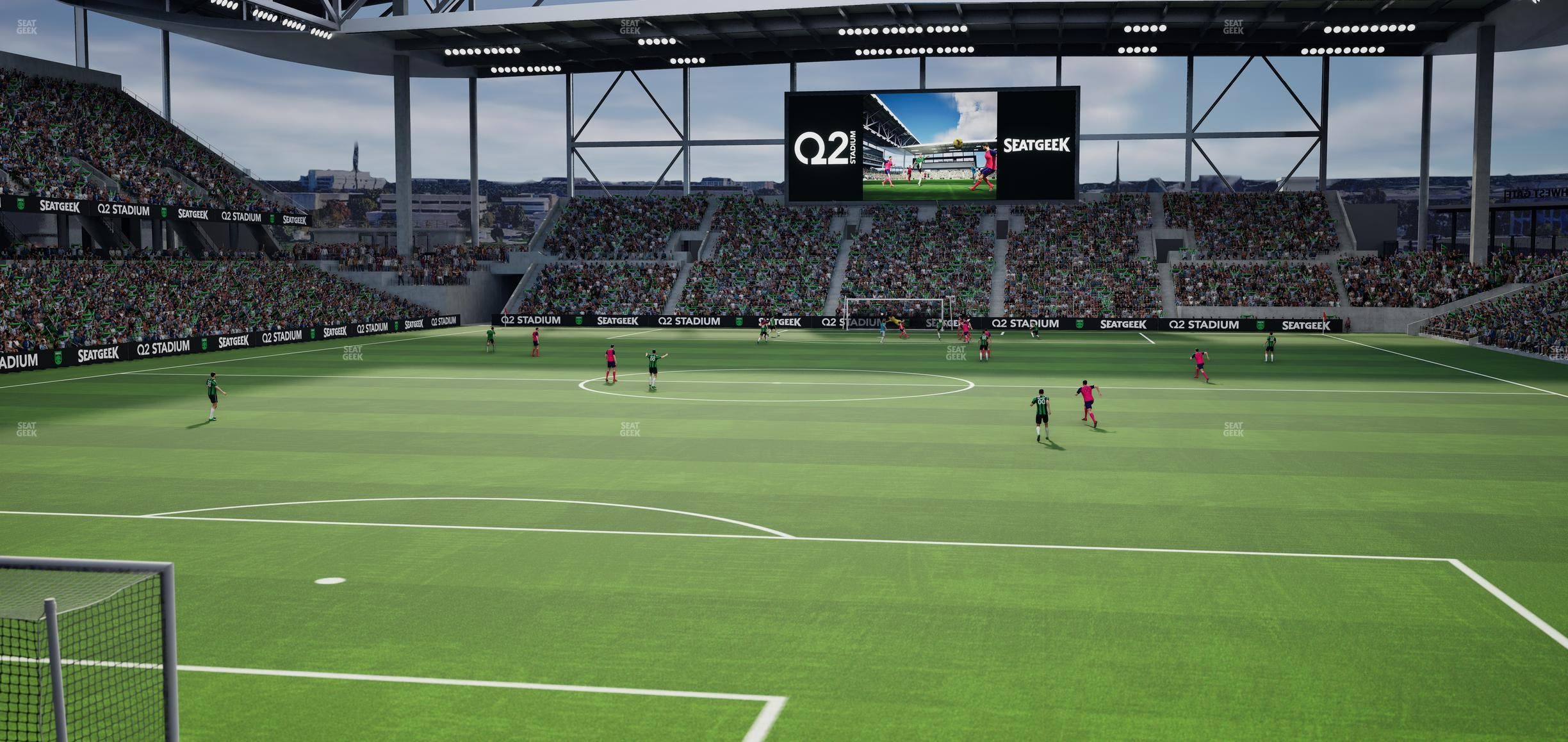 Q2 Stadium - Section 122 Seat View
