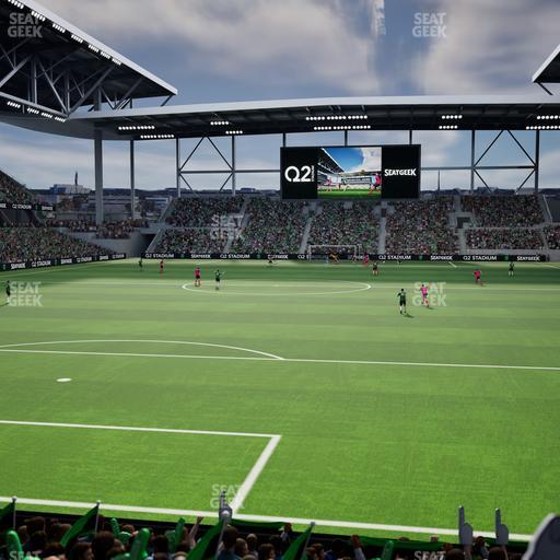 Q2 Stadium - Section 122 Seat View