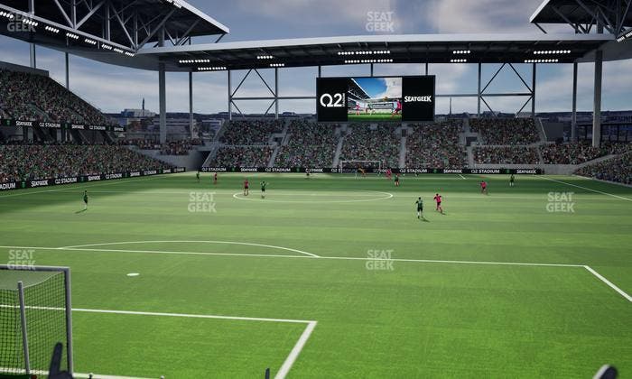 Q2 Stadium - Section 122 Seat View