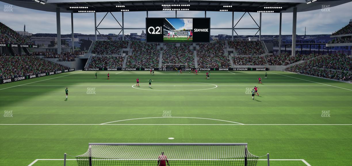 Q2 Stadium - Section 123 Seat View