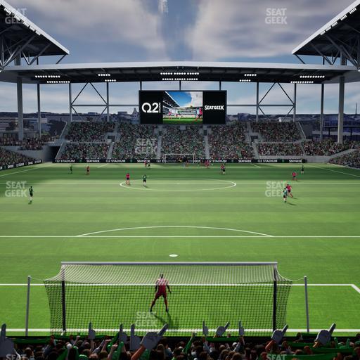 Q2 Stadium - Section 123 Seat View