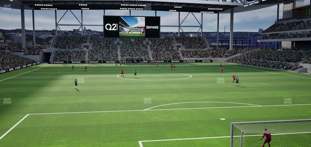 Q2 Stadium - Section 124 Seat View