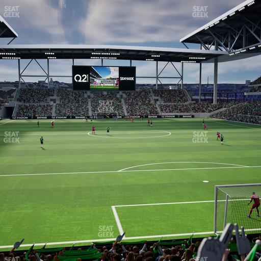 Q2 Stadium - Section 124 Seat View