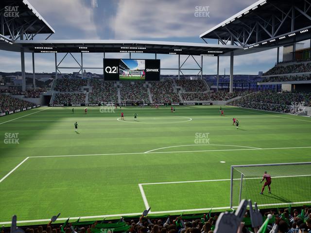 Q2 Stadium - Section 124 Seat View