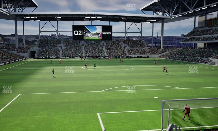 Q2 Stadium - Section 124 Seat View
