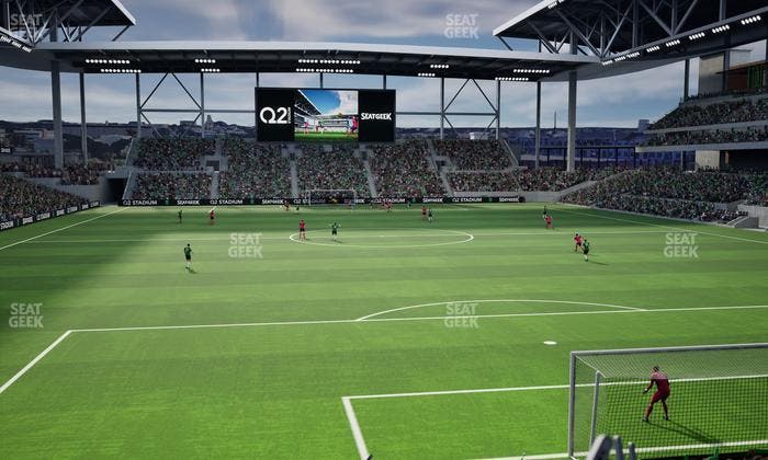 Q2 Stadium - Section 124 Seat View