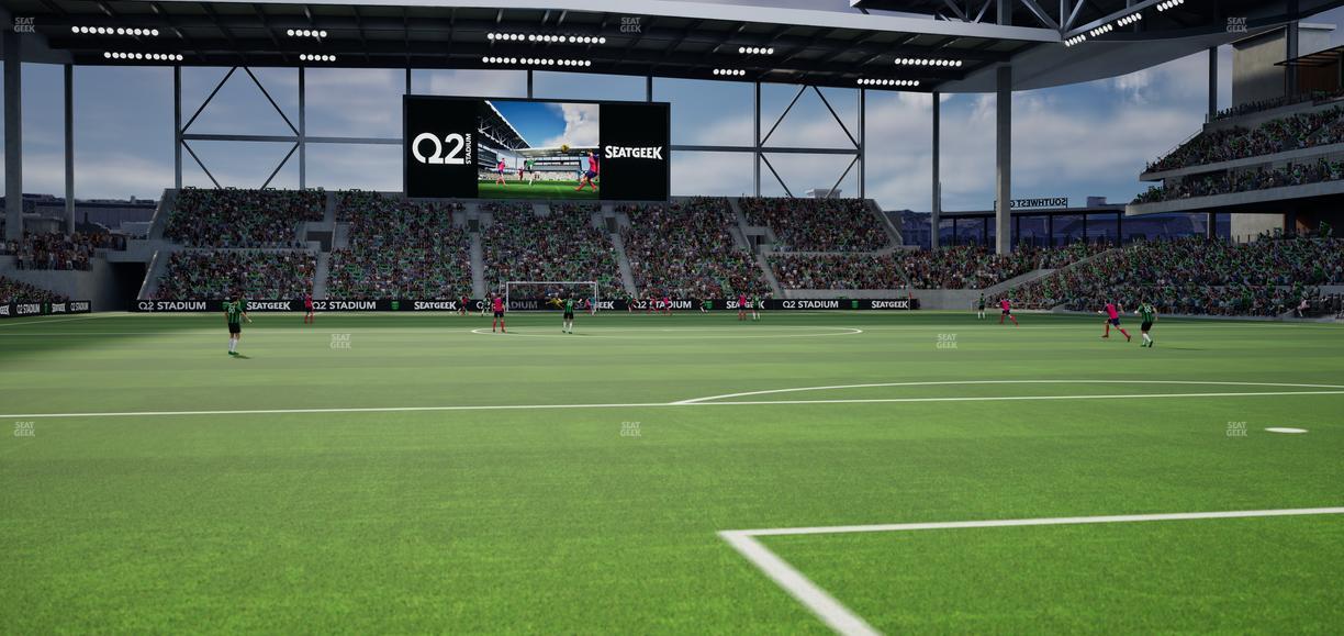 Q2 Stadium - Section 124 Seat View