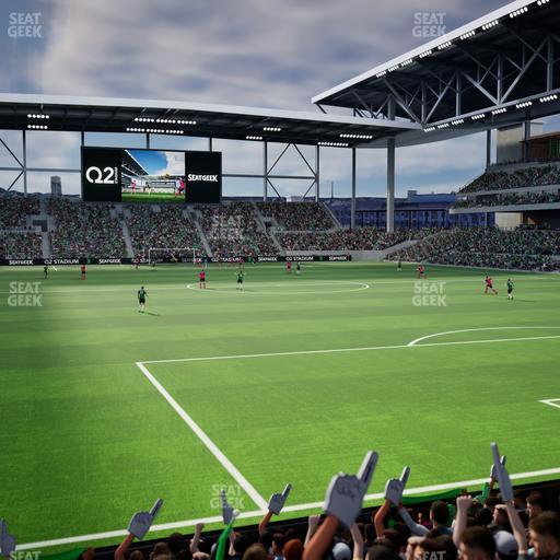 Q2 Stadium - Section 125 Seat View