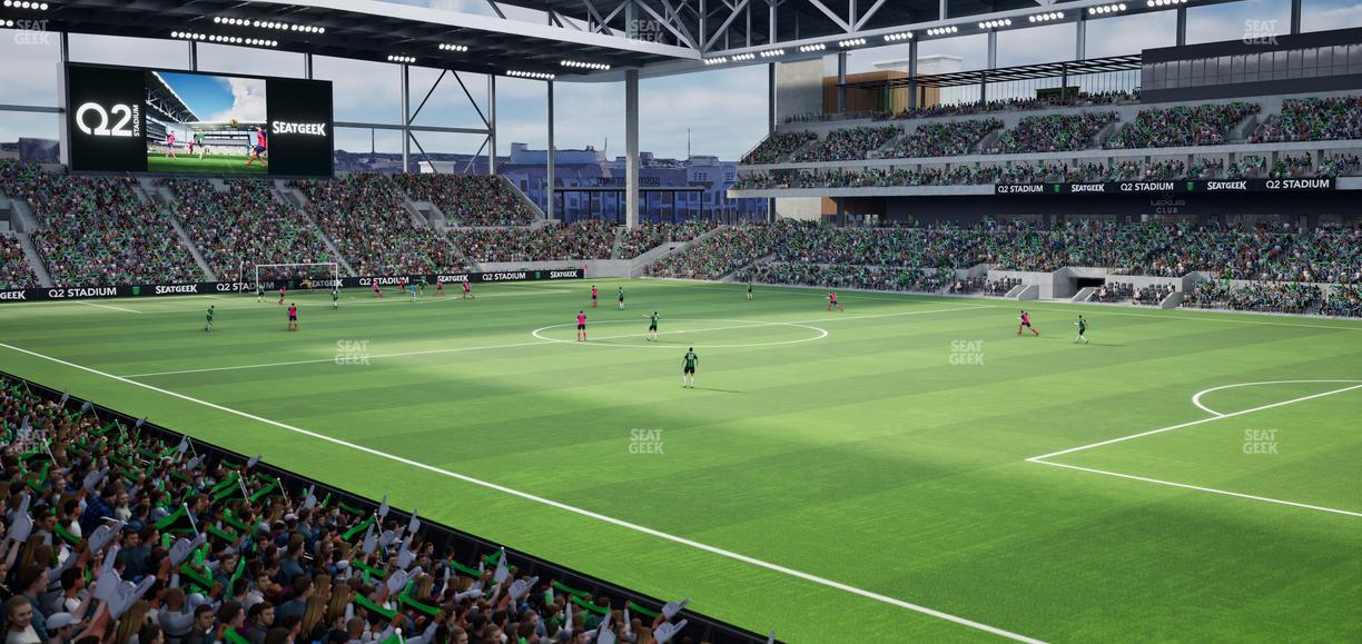 Q2 Stadium - Section 127 Seat View