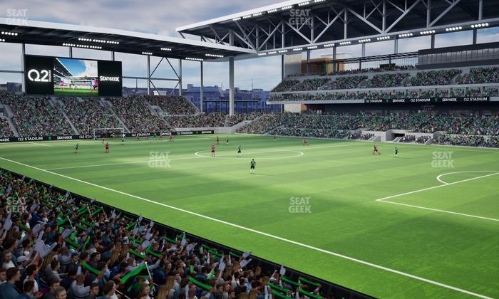 Q2 Stadium - Section 127 Seat View