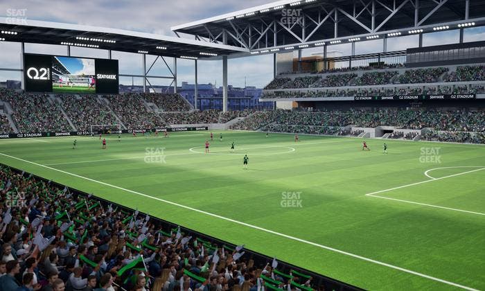 Q2 Stadium - Section 127 Seat View