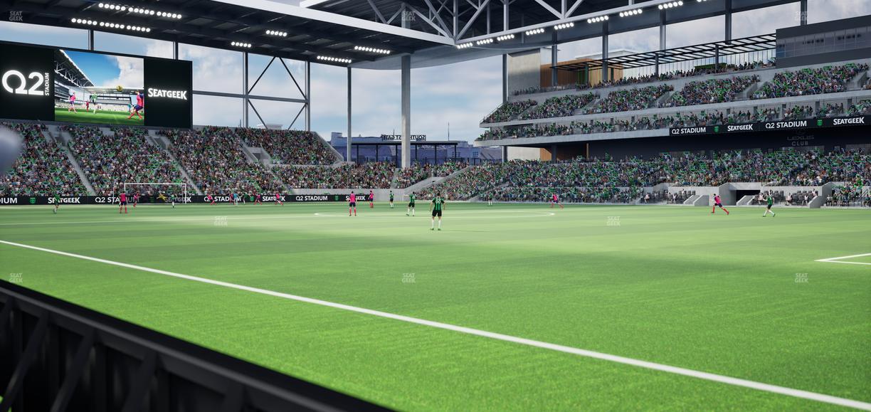Q2 Stadium - Section 128 Seat View