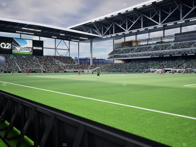 Q2 Stadium - Section 128 Seat View
