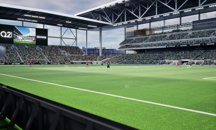 Q2 Stadium - Section 128 Seat View