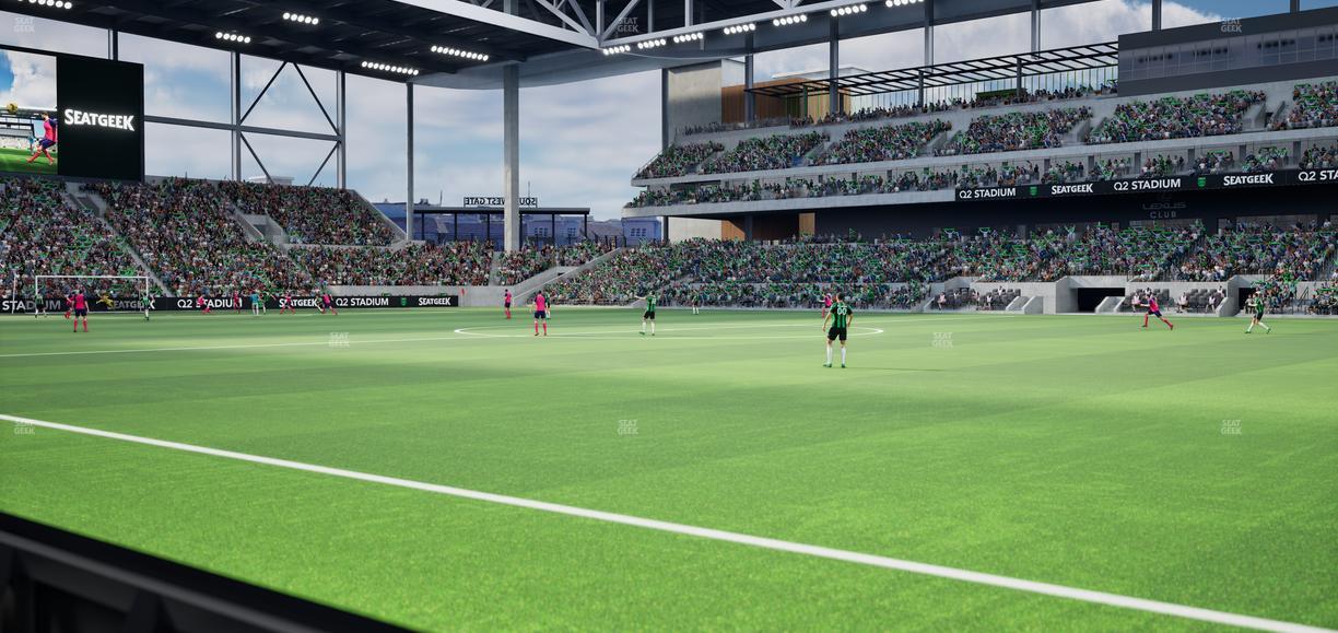 Q2 Stadium - Section 129 Seat View