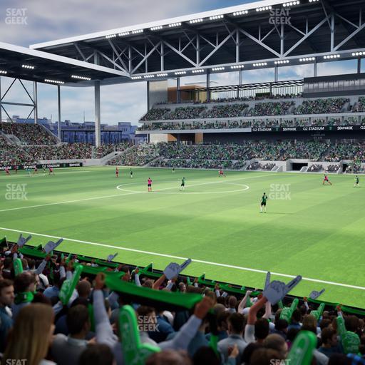 Q2 Stadium - Section 129 Seat View