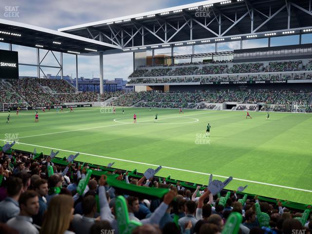Q2 Stadium - Section 129 Seat View
