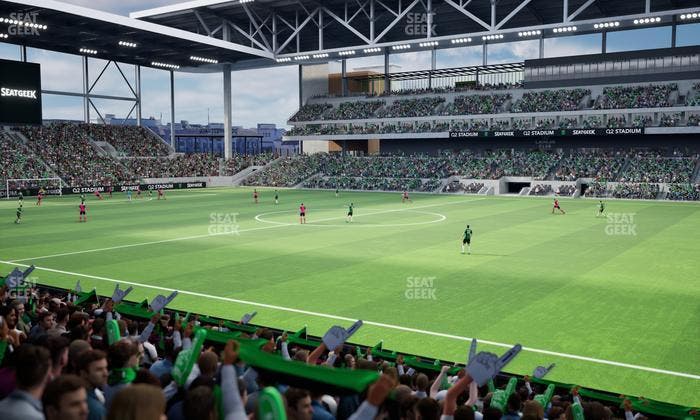 Q2 Stadium - Section 129 Seat View