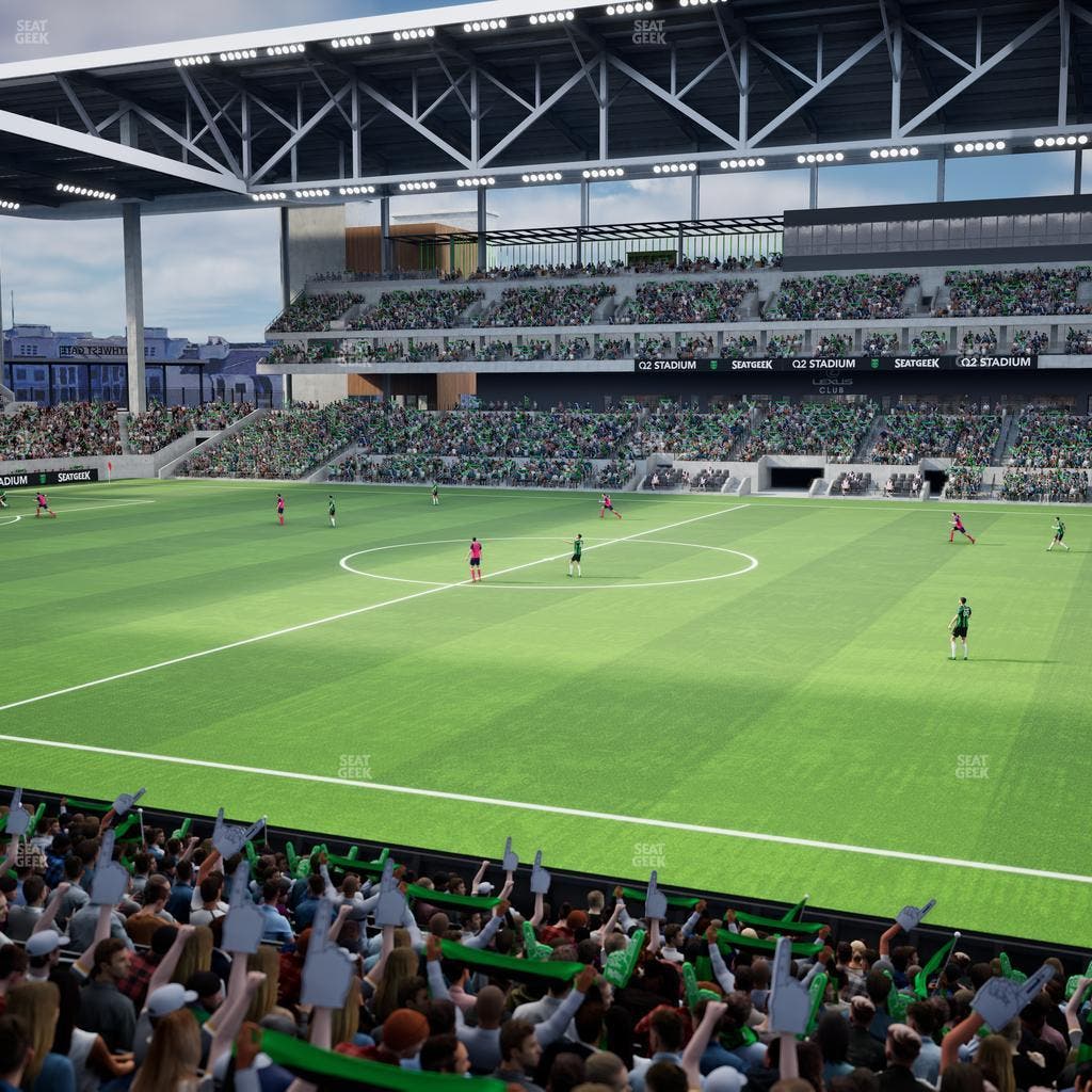Q2 Stadium - Section 130 Seat View