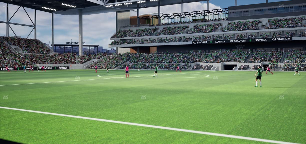 Q2 Stadium - Section 130 Seat View