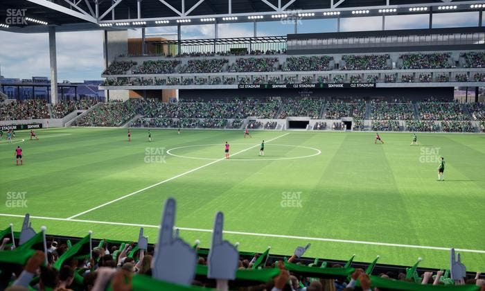 Q2 Stadium - Section 131 Seat View