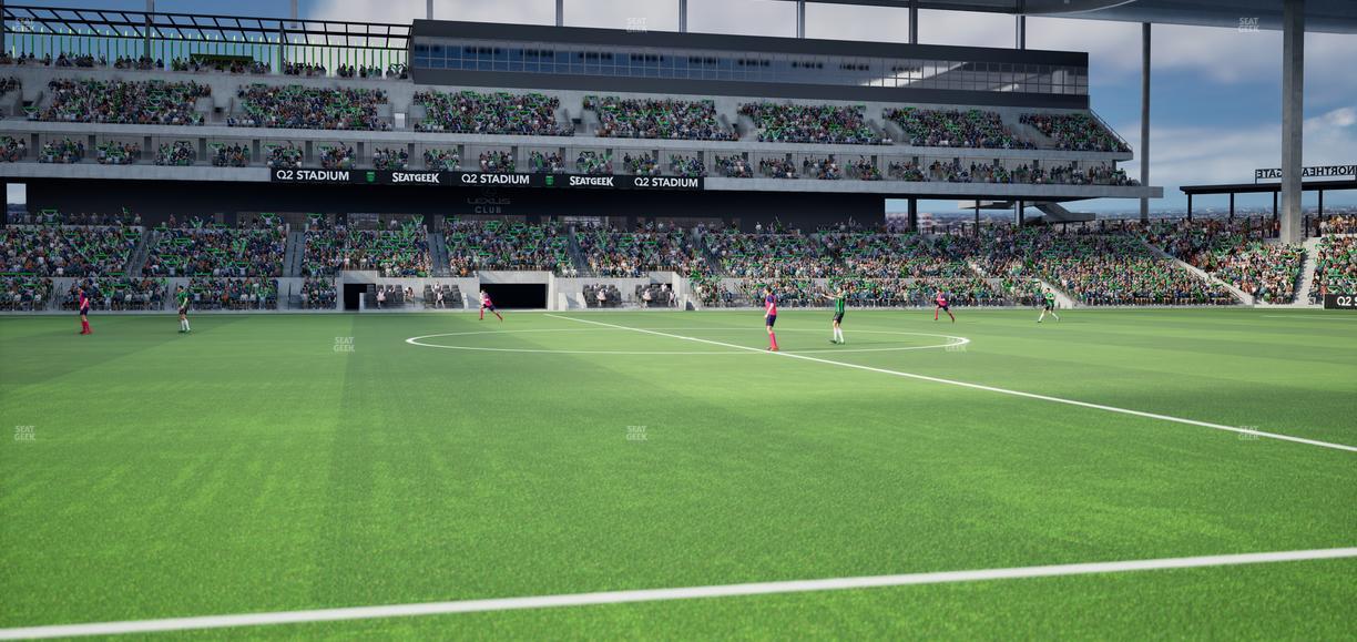 Q2 Stadium - Section 133 Seat View