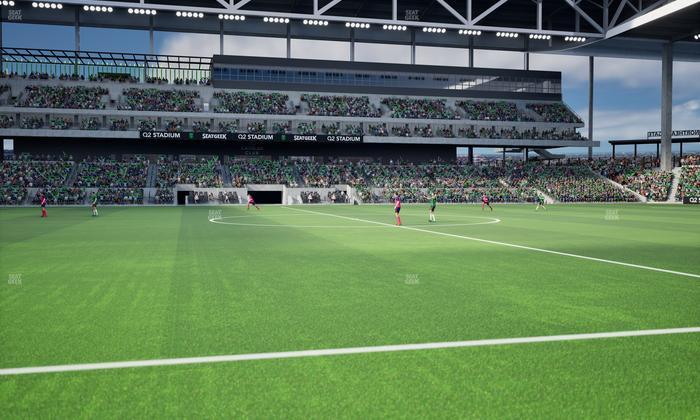 Q2 Stadium - Section 133 Seat View