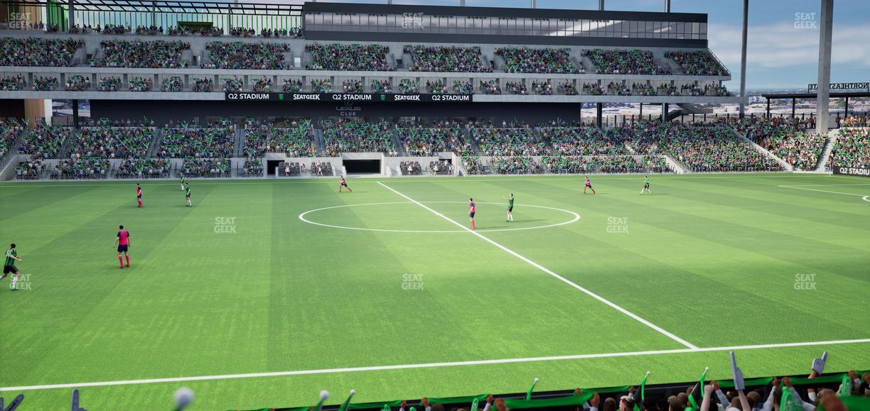 Q2 Stadium - Section 133 Seat View