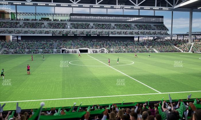 Q2 Stadium - Section 133 Seat View