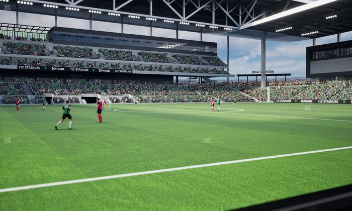 Q2 Stadium - Section 134 Seat View