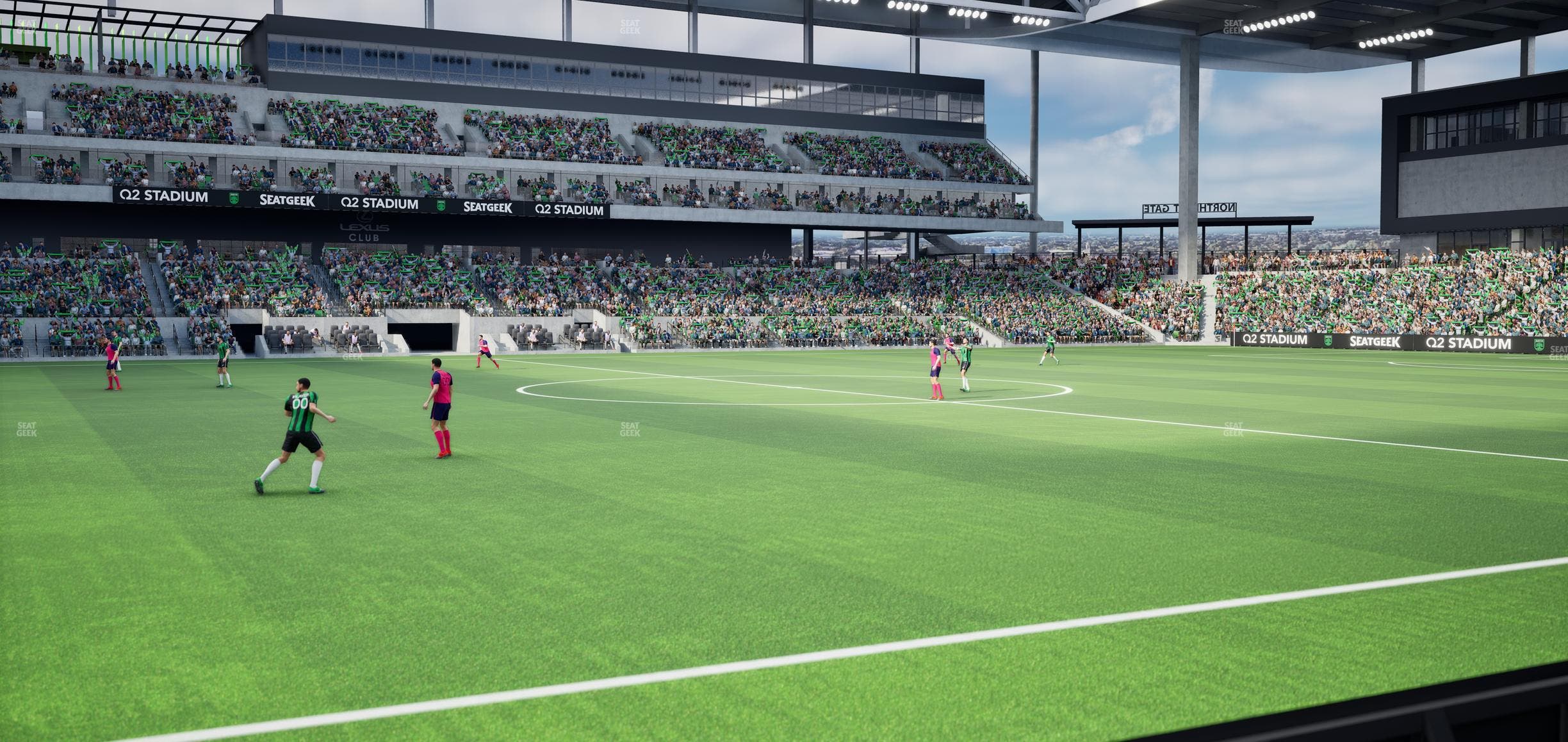 Q2 Stadium - Section 134 Seat View