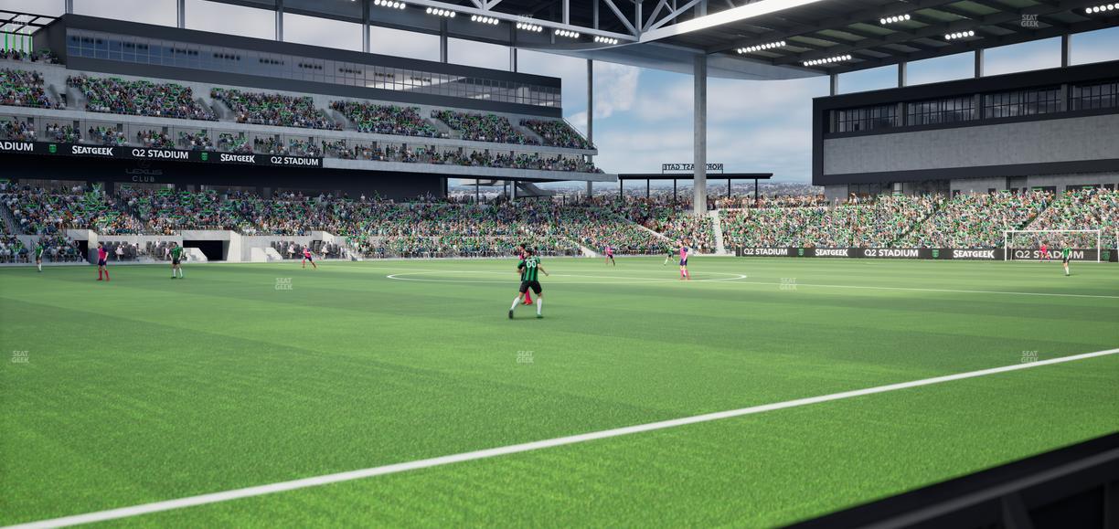 Q2 Stadium - Section 135 Seat View