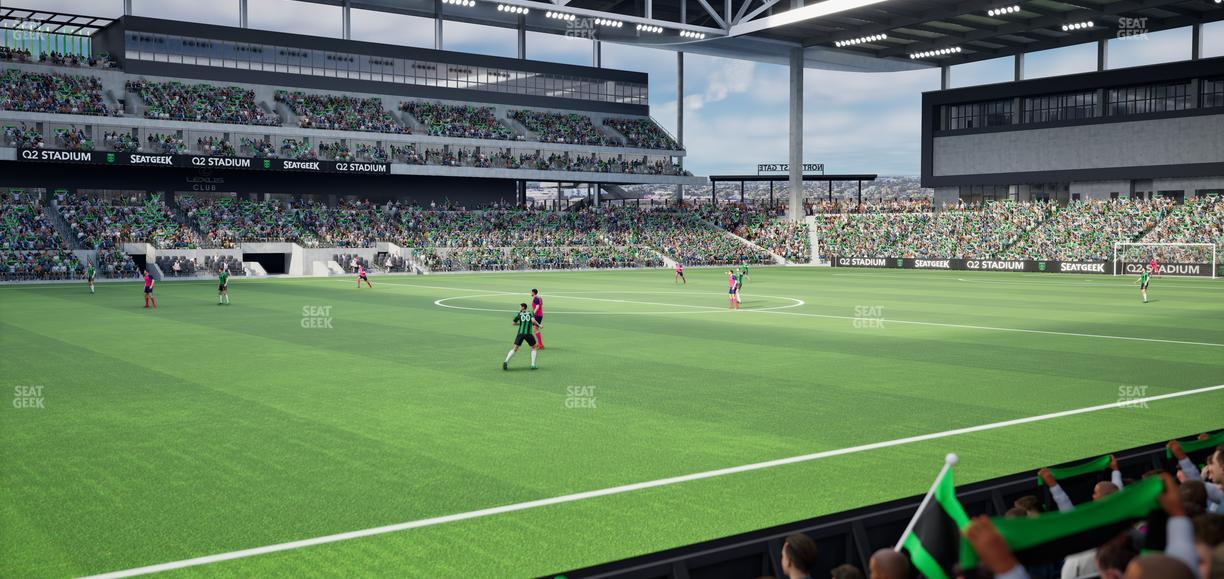 Q2 Stadium - Section 135 Seat View