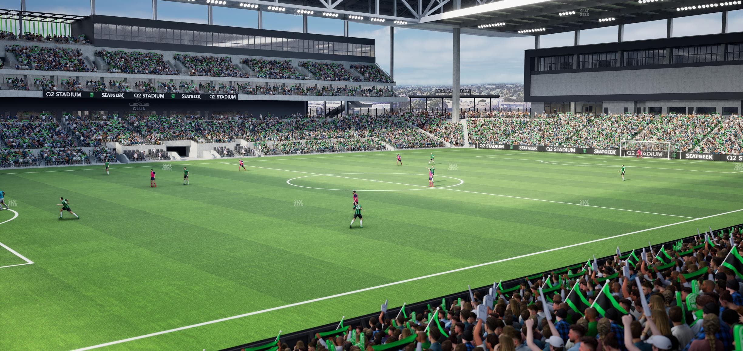 Q2 Stadium - Section 136 Seat View