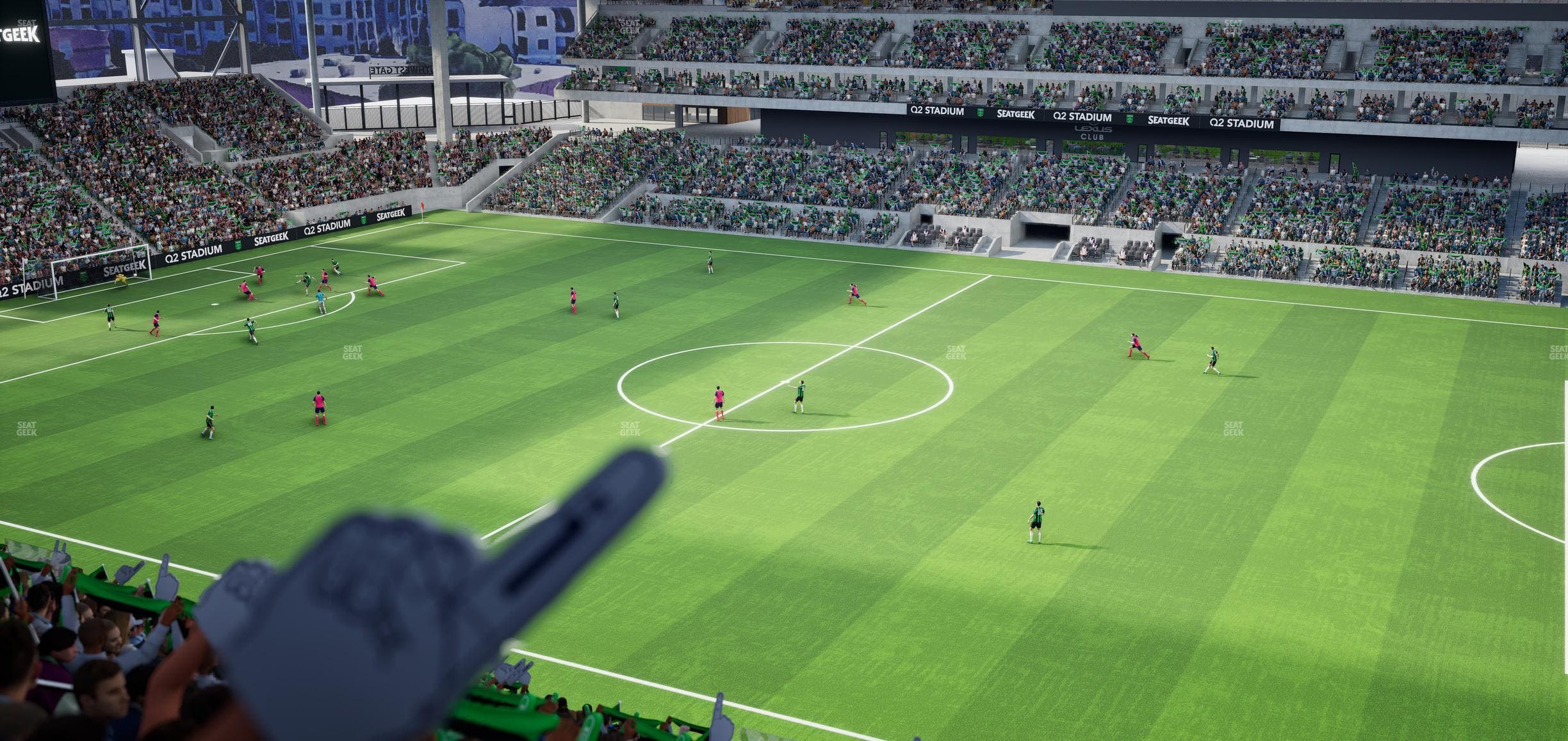 Q2 Stadium - Section 229 Seat View
