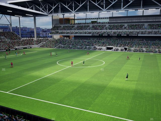 Q2 Stadium - Section 230 Seat View