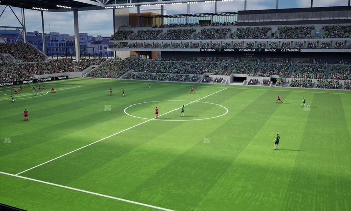 Q2 Stadium - Section 230 Seat View