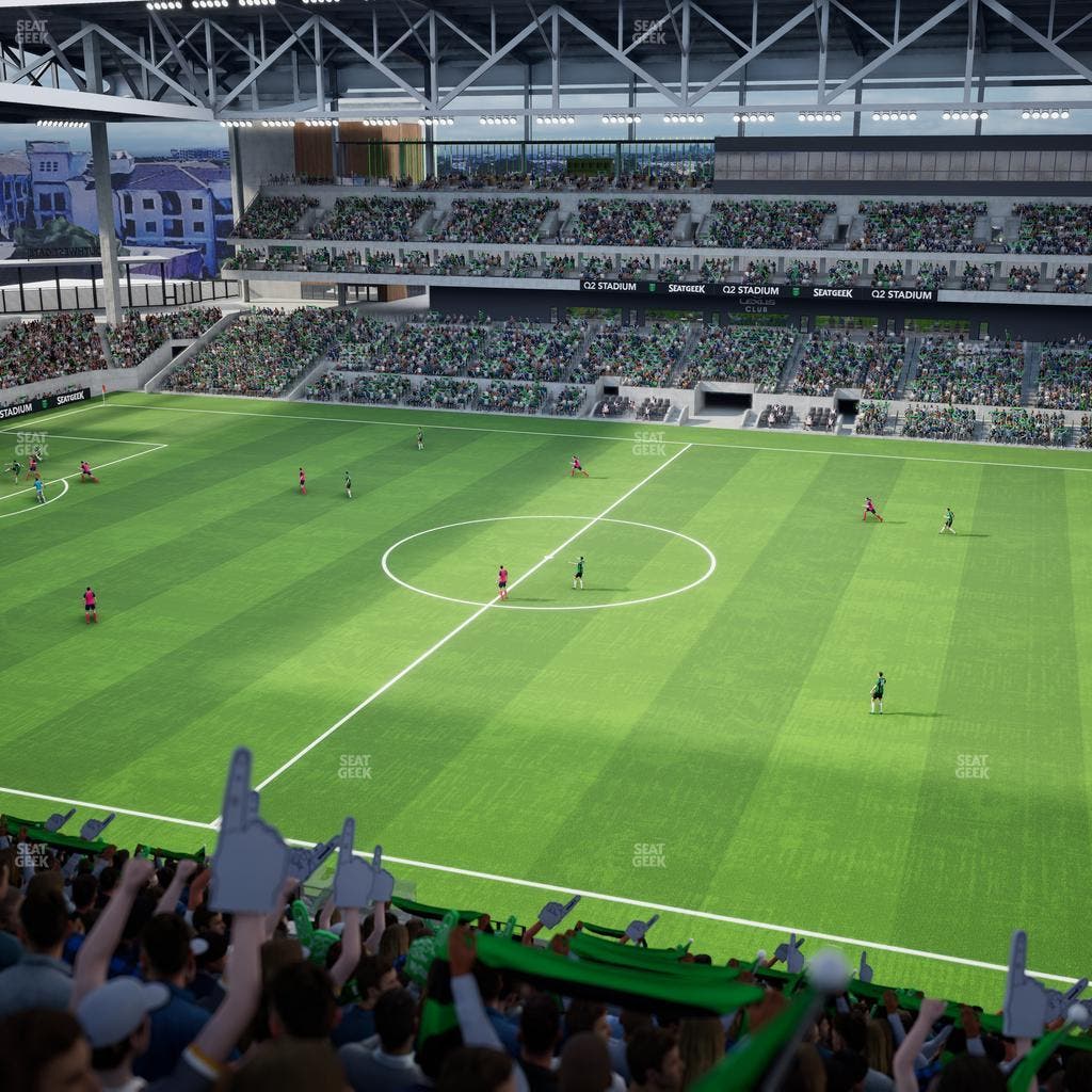 Q2 Stadium - Section 230 Seat View