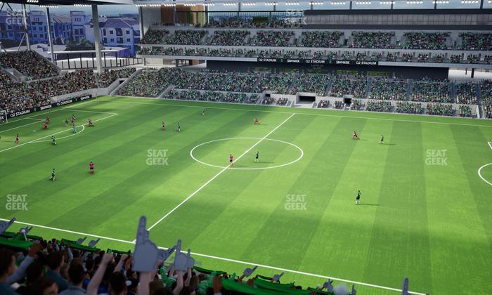 Q2 Stadium - Section 230 Seat View