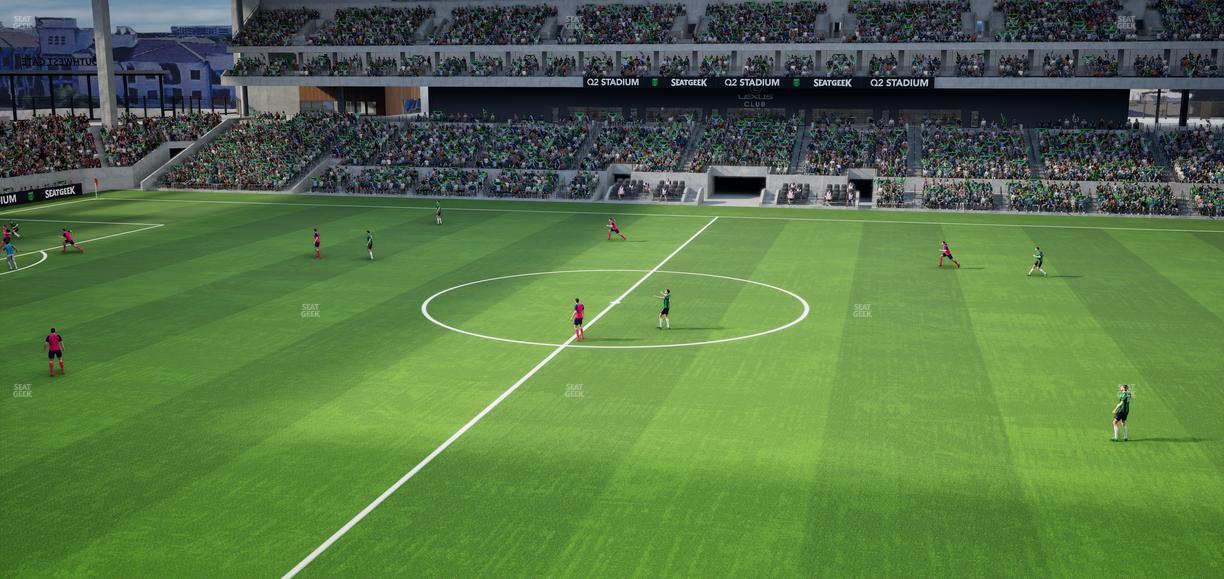 Q2 Stadium - Section 231 Seat View