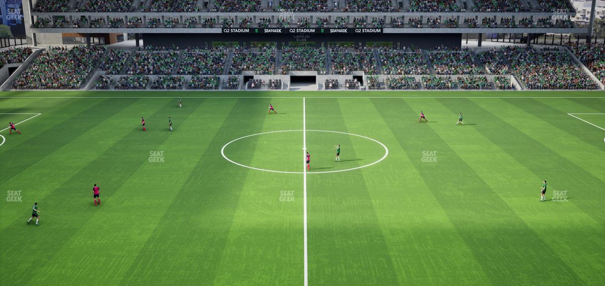 Q2 Stadium - Section 232 Seat View